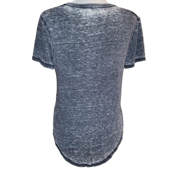 DIsney Women's Size Medium Distressed Mickey Mouse Graphic Print T-Shirt Grey - Picture 5 of 7